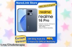 Descubre el increíble móvil Realme 16 Pro 5G con pantalla AMOLED de 144Hz y cámara brutal de 200MP, ¡aprovéchate del ofertón y no te quedes sin tu bestia!