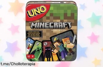 Descubre el juego de cartas UNO Minecraft con carta especial Creeper, ¡ahora a un precio de escándalo que hará las risas en tus reuniones familiares!