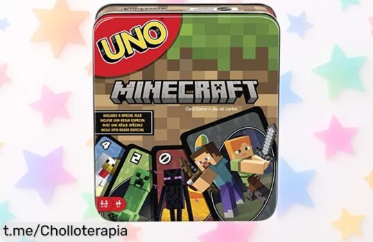 Descubre el juego de cartas UNO Minecraft con carta especial Creeper, ¡ahora a un precio de escándalo que hará las risas en tus reuniones familiares!