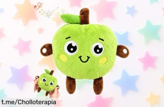 Descubre el peluche musical interactivo que tocará piano y frutas, ¡un regalazo a precio locura para jugar y reír en casa! No pierdas esta oportunidad única de diversión.