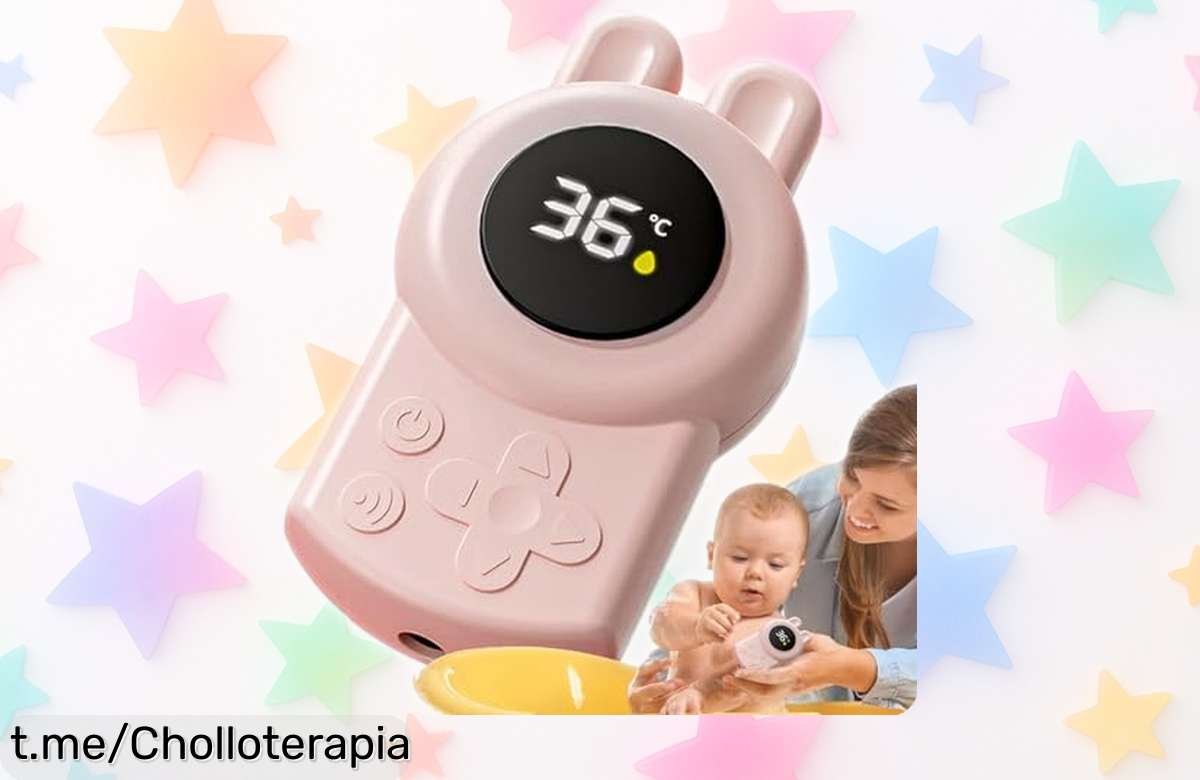 Descubre el sensor digital de temperatura para baño con diseño de conejito y pantalla gigante, ¡ahora a un precio de ganga que te sorprenderá!