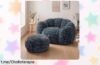 Descubre el sillón XXL gigante Eluchang con puf: un ofertón que trae el relax a tu hogar, ¡tu momento de desconexión está más cerca de lo que piensas!