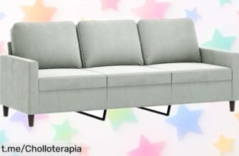 Descubre el sofá de 3 plazas vidaXL en terciopelo suave, un regalo para tu salón a precio increíble; dale un nuevo aire a tu hogar y déjate envolver por la suavidad. ¡No te lo pierdas!