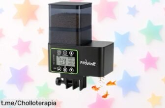 Descubre el super chollo del comedero automático para peces Petbank: temporizador fácil, pantalla LCD y batería USB que dura ¡hasta 3 meses! Haz felices a tus peces ya mismo.