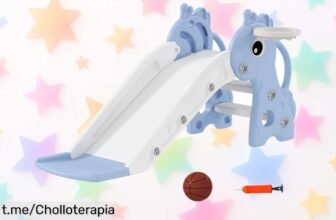 Descubre el tobogán infantil 3 en 1 de AIYAPLAY, seguro y divertido: ¡un precio que es un regalo para la aventura en casa de tus peques!