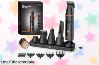 Descubre la afeitadora corporal 5 en 1 MAXGROOM, increíble y potente, ahora a precio loco: ¡transforma tu rutina de cuidado personal con este chollazo! No te lo pierdas.