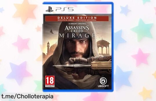Descubre la aventura de Assassins Creed Mirage Edición Deluxe para PS5 y hazte con un arsenal exclusivo a un precio loco que no dejarás escapar, ¡hazlo tuyo ya!