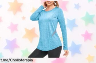 Descubre la camiseta deportiva de manga larga Wayleb para mujer a precio rebajado, ¡un ofertón que te hará sentir cómoda y fresca mientras disfrutas del deporte!