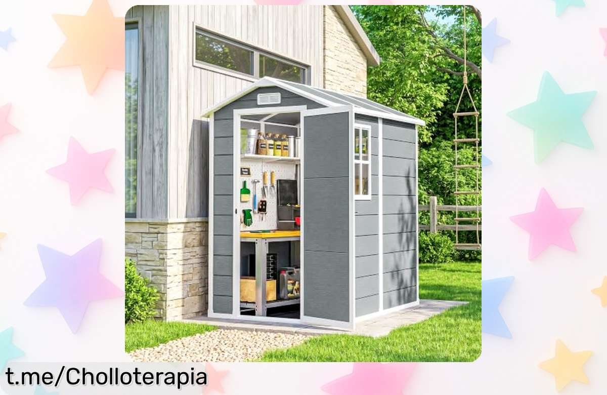Descubre la caseta de jardín Outsunny: el chollo perfecto para guardar tus herramientas y muebles, ¡aprovéchala antes de que se acabe!