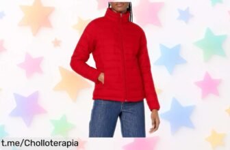 Descubre la chaqueta acolchada ligera de Amazon Essentials, ¡rebajada y perfecta para el frío! Llévala a donde quieras y siente tu estilo seguro cada día.