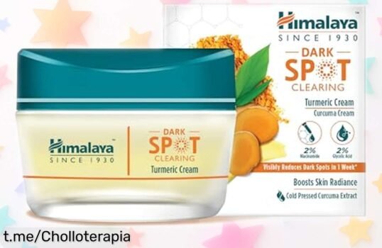 Descubre la crema Himalaya con cúrcuma que aclara manchas oscuras ¡en solo una semana! Chollo natural para una piel uniforme y radiante, no dejes pasar esta oferta única.