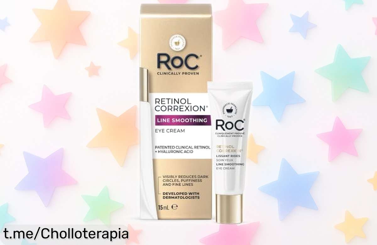 Descubre la increíble crema para el contorno de ojos RoC Retinol Correxion y despídete de las arrugas con este ofertón que iluminará tu mirada ¡No lo pienses más, es ahora o nunca!