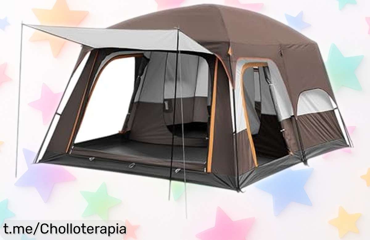Descubre la increíble tienda de campaña RCGOFOLLOW para familias, con montaje exprés y privacidad total; ¡un ofertón que hará que tus días al aire libre sean inolvidables!