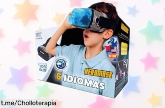 Descubre las gafas VR Heromask para niños: aprende idiomas jugando y divirtiéndote a un precio increíble que no se repetirá. ¡Hazte con ellas antes de que volar!
