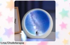 Deslumbrante lámpara de mesa Mamre que recrea la Vía Láctea: trae magia a tu hogar y está ahora a un precio increíblemente bajo, ¡sorprende sin vaciar el bolsillo!
