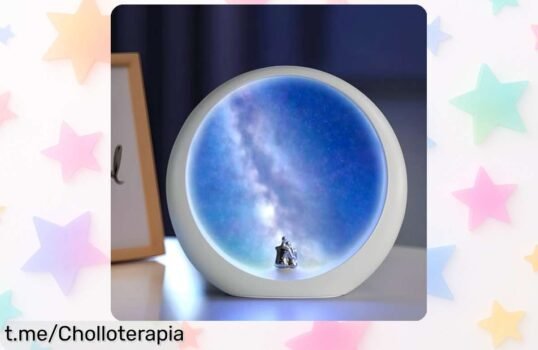 Deslumbrante lámpara de mesa Mamre que recrea la Vía Láctea: trae magia a tu hogar y está ahora a un precio increíblemente bajo, ¡sorprende sin vaciar el bolsillo!