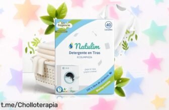 Detergente en tiras Natulim, pack de 40 lavados que limpia y suaviza con cada uso; aprovecha este chollazo para cuidar tu piel y ahorrarte un dineral ya mismo.