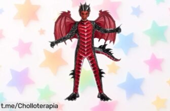 Disfraz de dragón Spooktacular Creations con máscara y alas a precio loco, la diversión está asegurada para que tu pequeño brille en todas las fiestas ¡no te lo pierdas!