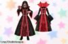 Disfraz de vampira gótico para niña, ideal para Halloween y fiestas: precio tirado de risa, ¡haz que su imaginación vuele y disfrute a lo grande!