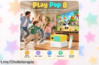 Disfruta de la Blackview PlayPop 8, una consola para jugar en familia y peques encantados a un precio rebajado que no verás otra vez. ¡Hazte con ella ya y diviértete como nunca!
