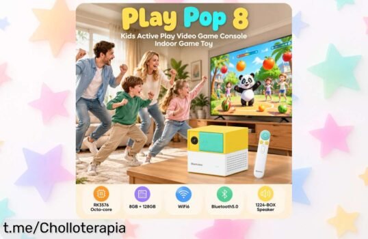 Disfruta de la Blackview PlayPop 8, una consola para jugar en familia y peques encantados a un precio rebajado que no verás otra vez. ¡Hazte con ella ya y diviértete como nunca!