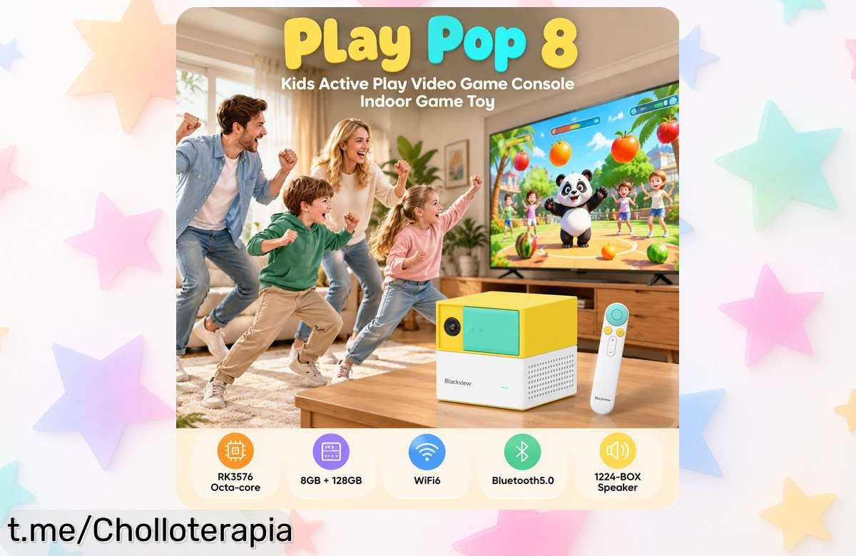 Disfruta de la Blackview PlayPop 8, una consola para jugar en familia y peques encantados a un precio rebajado que no verás otra vez. ¡Hazte con ella ya y diviértete como nunca!