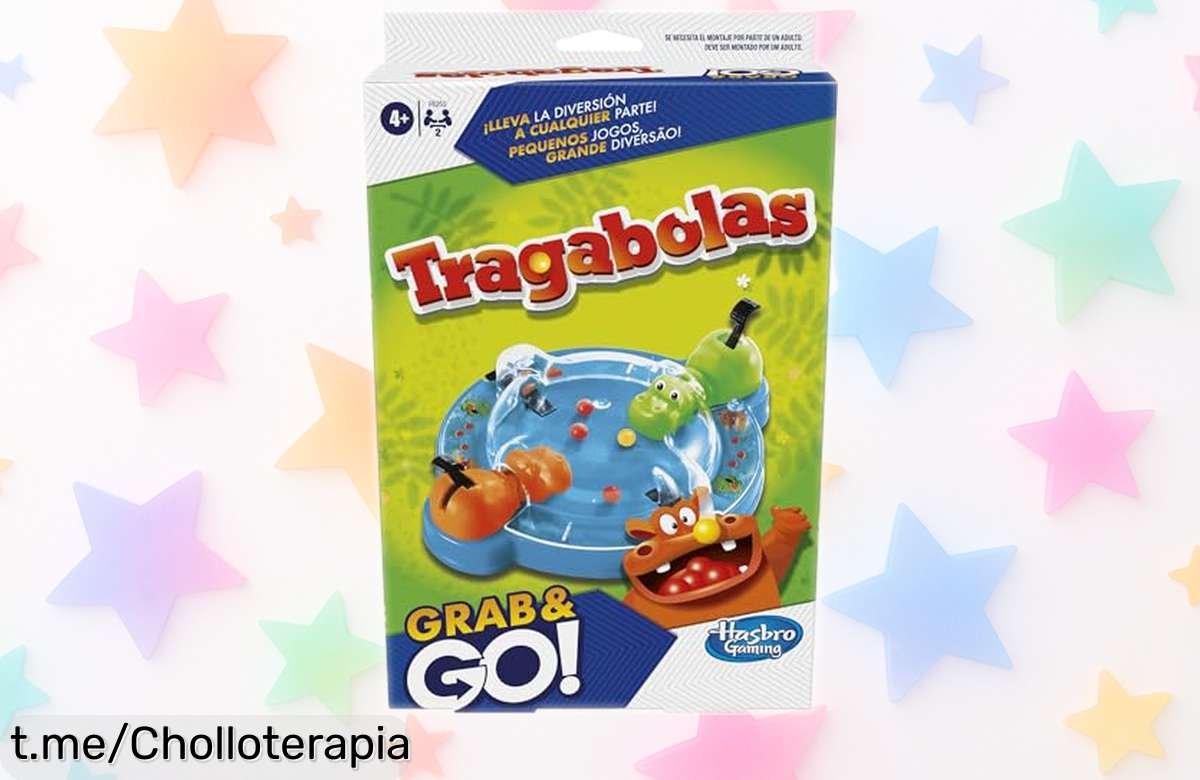 Divertido juego de mesa Tragabolas Grab and Go de Hasbro con precio loco, ¡la diversión a pie ligero está lista para tus peques! No te quedes sin él y haz que brillen en cada partida.