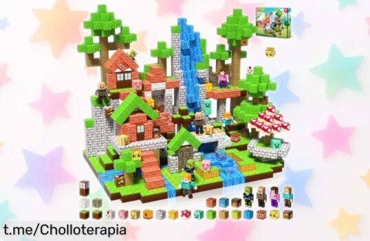 Diviértete creando mundos con los bloques magnéticos 3D de construcción: ¡160 piezas para potenciar la creatividad y motricidad de tu hijo a un precio nunca visto!