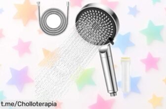 Ducha Berssen con alcachofa de 5 filtros y chorro selectivo a un precio loco que mimará tu piel y pelo: ¡no te pierdas esta oferta única!