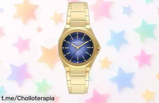 Elegante reloj Armani Exchange para mujer con cristal resistente, ahora a precio de ganga. ¡No te pierdas esta oportunidad única de lucir fantástica todos los días!