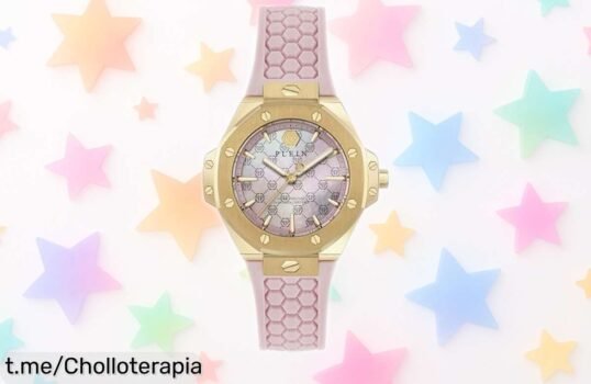 Elegante y espectacular reloj de mujer Philipp Plein Royal Prestige en rosa, una ganga que sienta perfecto para cualquier plan. ¡No te quedes sin el tuyo!