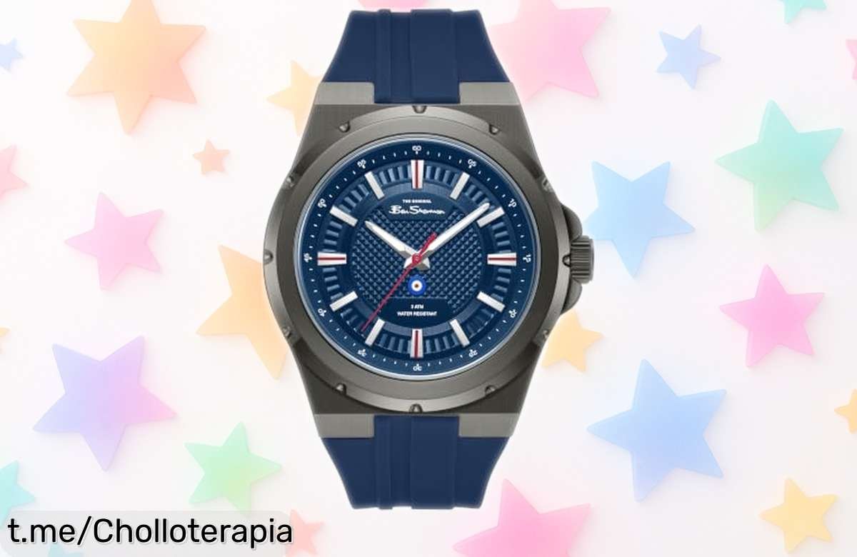 Elegante y resistente reloj Ben Sherman Gloucester para hombre: diseño espectacular, esfera de silicona azul y precio rebajado que no podrás ignorar. ¡Hazlo tuyo antes de que se acabe!