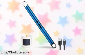 Encendedor eléctrico JIEYUCHU recargable por USB, ¡ofertón que no puedes dejar escapar para encender velas y barbacoas sin complicaciones!