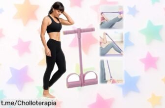 Entrenador abdominal y de cuerda con 8 tubos elásticos, ¡recíbelo ya a un precio que es una locura! Potencia tu cuerpo en casa y siente la energía al instante.