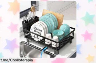 Escurreplatos MAJALiS con desagüe automático: aprovecha este precio loco y dale un toque práctico a tu cocina, ¡no dejes pasar esta oferta increíble!