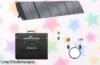 Espectacular panel solar portátil 400W, el chollo que necesitas para cargar tus aventuras en cualquier lugar; ¡aprovecha esta oferta limitada y siente la libertad!
