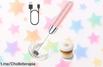 Espumador eléctrico de leche Maestri House crea crema perfecta en solo 15 segundos, limpieza fácil y oferta única que no querrás dejar pasar ¡Siente el sabor ahora!
