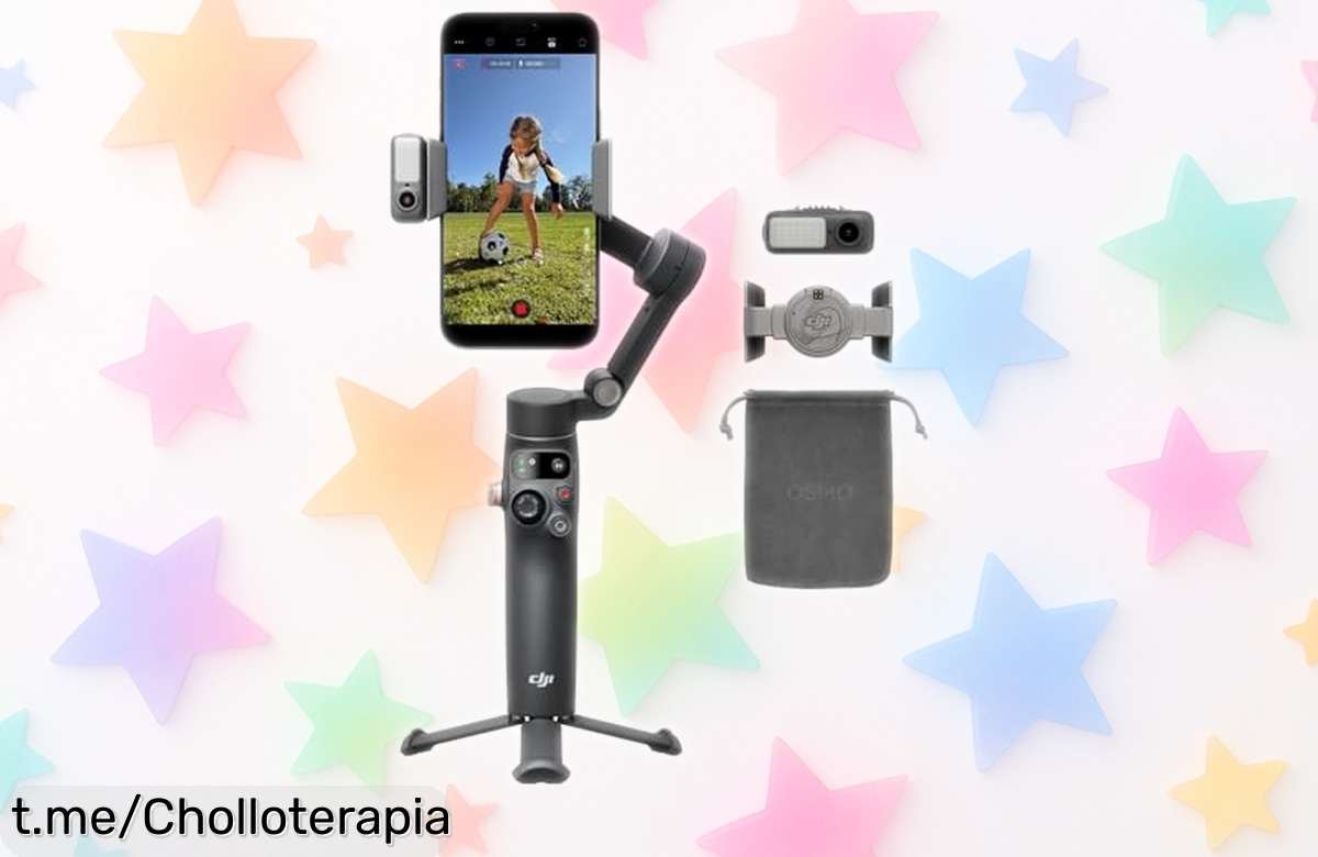 Estabilizador DJI Osmo Mobile 8 para que tus vídeos sean perfectos, ¡ahora a precio rebajado! Sube el nivel de tu creatividad y graba momentos inolvidables.