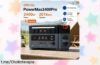 Estación portátil de energía OSCAL PowerMax 2400Pro, la solución eléctrica que necesitas a un precio escandaloso para iluminar tus aventuras ahora mismo.