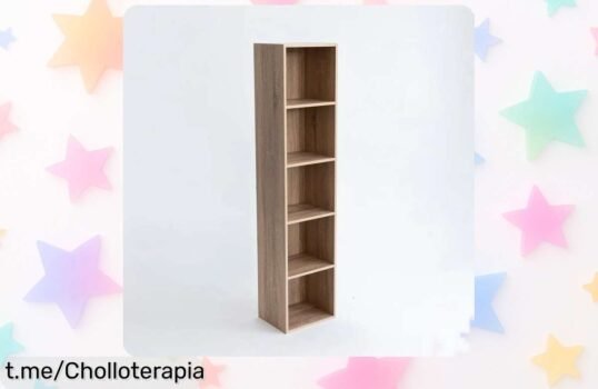 Estantería cubo con 5 baldas de CasaSelección, organizada y resistente a un precio regalado que te hará querer ordenar tu hogar hoy mismo. ¡No lo dejes escapar!