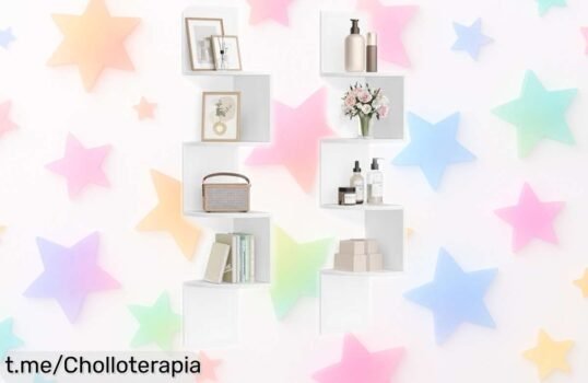 Estantería de esquina VASAGLE Pack de 2 con diseño inteligente: espacio maximizado y hogar ordenado a un precio nunca visto, ¡no te lo pierdas o se escapa!