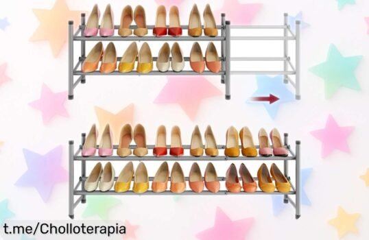 Estantería metálica ajustable Tajsoon para zapatos, ideal para cualquier espacio y a un precio regalado; no dejes pasar esta oportunidad única y dale orden a tu hogar ya.