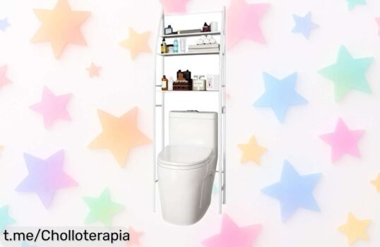 Estantería para el baño MAGIC SELECT con 3 baldas y patas ajustables a precio de escándalo: aprovecha el espacio, ordena tu vida y no dejes pasar esta oportunidad única.