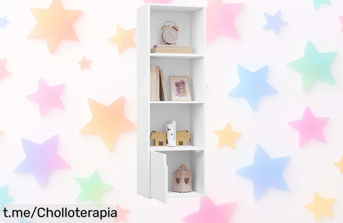 Estantería vertical en forma de cubo con 3 compartimentos para tus libros, ¡rebajada! Organiza tu espacio y dale un toque único a tu hogar sin gastar una fortuna.