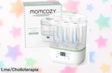 Esterilizador eléctrico Momcozy 8 en 1, el ofertón que simplifica la vida de los nuevos papás y mamás, ¡apresúrate a conseguirlo antes de que se agote!