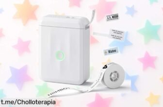 Etiquetadora mini NIIMBOT D110 que organiza tu vida al instante, descuento brutal para conseguirla hoy y poner orden en casa o el cole. No dejes pasar esta locura.