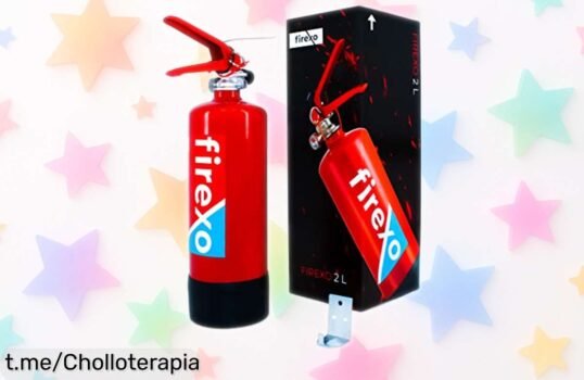 Extintor Firexo de 2 litros, el mejor aliado para tu casa o coche con una rebaja increíble; ¡no dejes pasar esta oportunidad y protege lo que más quieres ya!