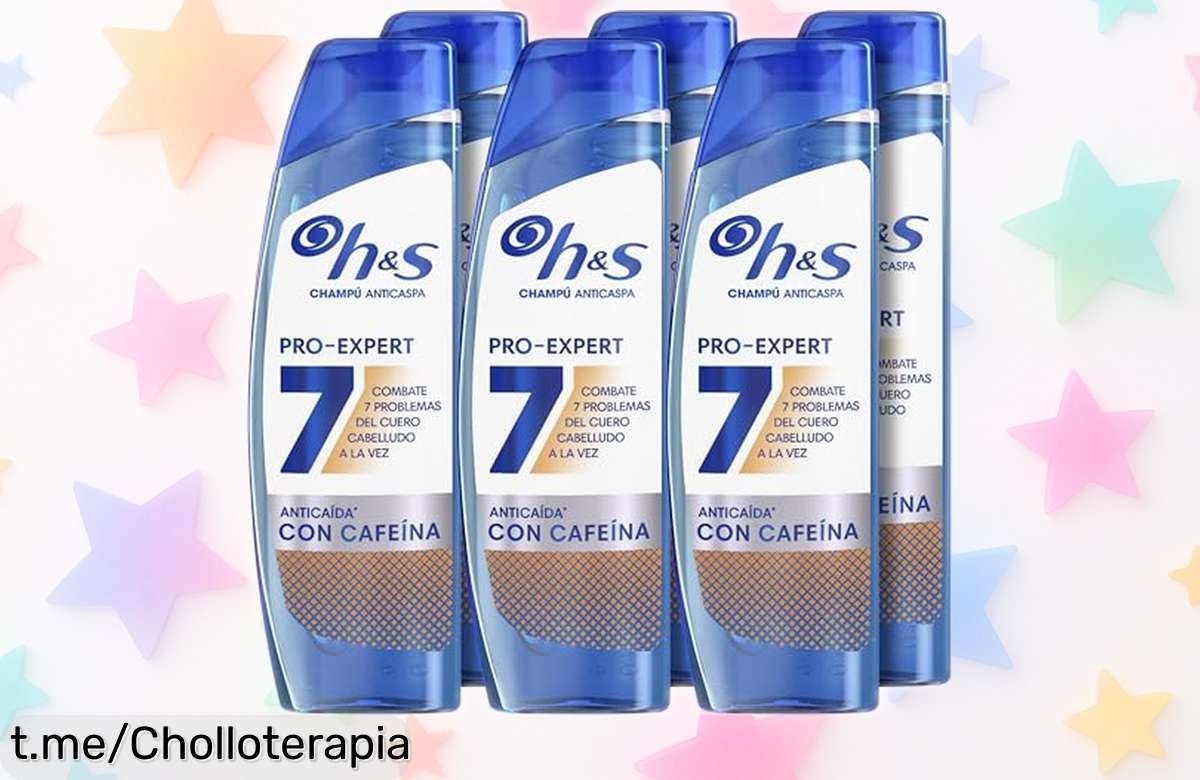 Fórmula mágica en el champú H&S ProExpert: pack de 6 botellas para eliminar la caspa y reducción real de caída ¡No te pierdas este precio loco!	transforma tu pelo hoy mismo