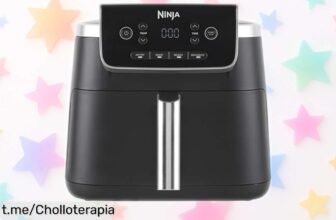 Freidora de aire Ninja Air Fryer PRO AF140EU, ¡olisquenos como queda la comida crujiente a un precio que te dejará boquiabierto! No pierdas esta increíble oferta.