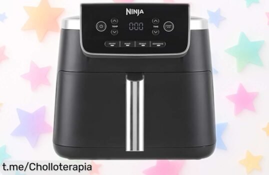 Freidora de aire Ninja Air Fryer PRO AF140EU, ¡olisquenos como queda la comida crujiente a un precio que te dejará boquiabierto! No pierdas esta increíble oferta.